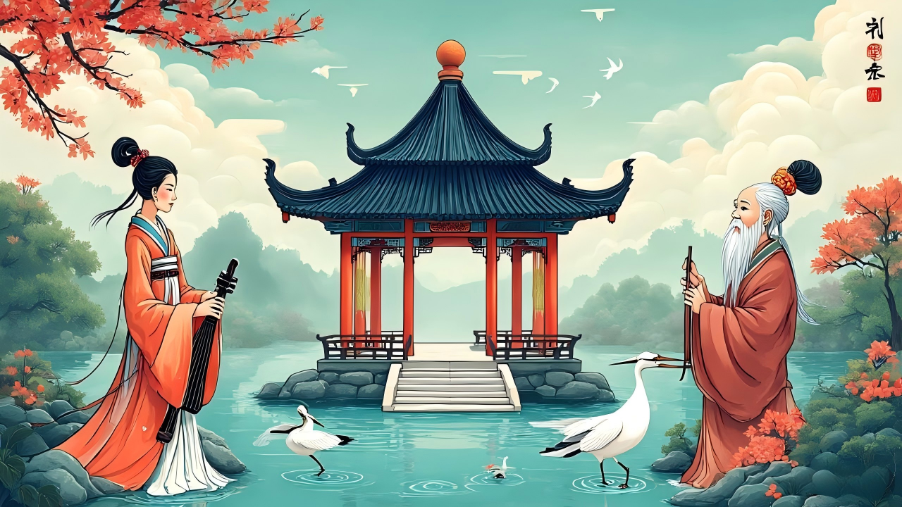 Chinese Ancient Style Illustration